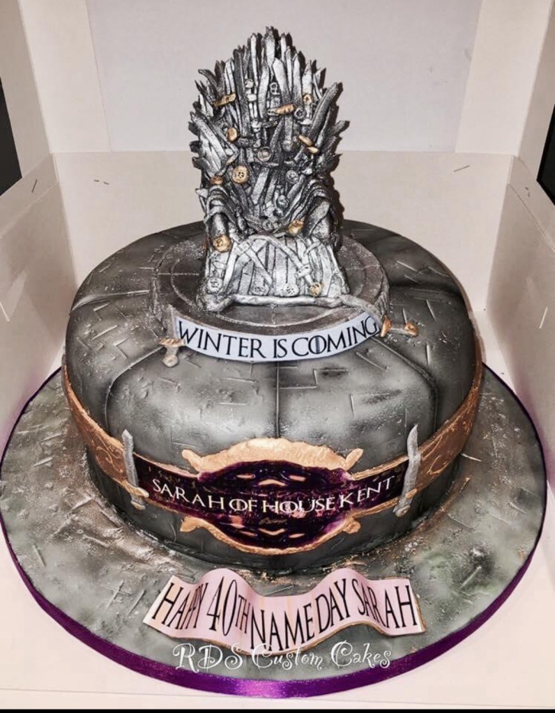 Game Of Thrones Decorated Cake