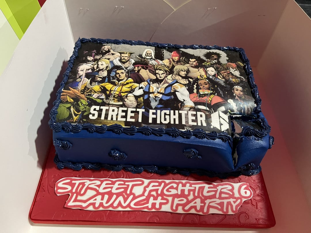 Street Fighter Decorated Cake