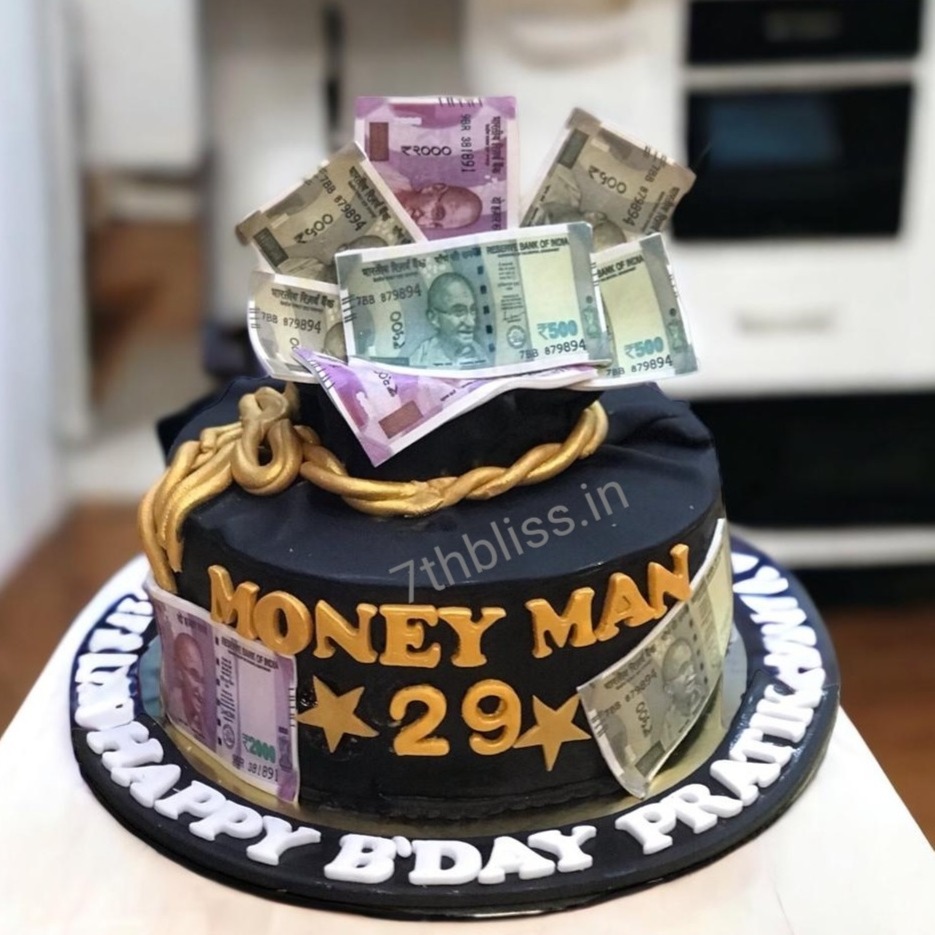 Dollar Decorated Cake