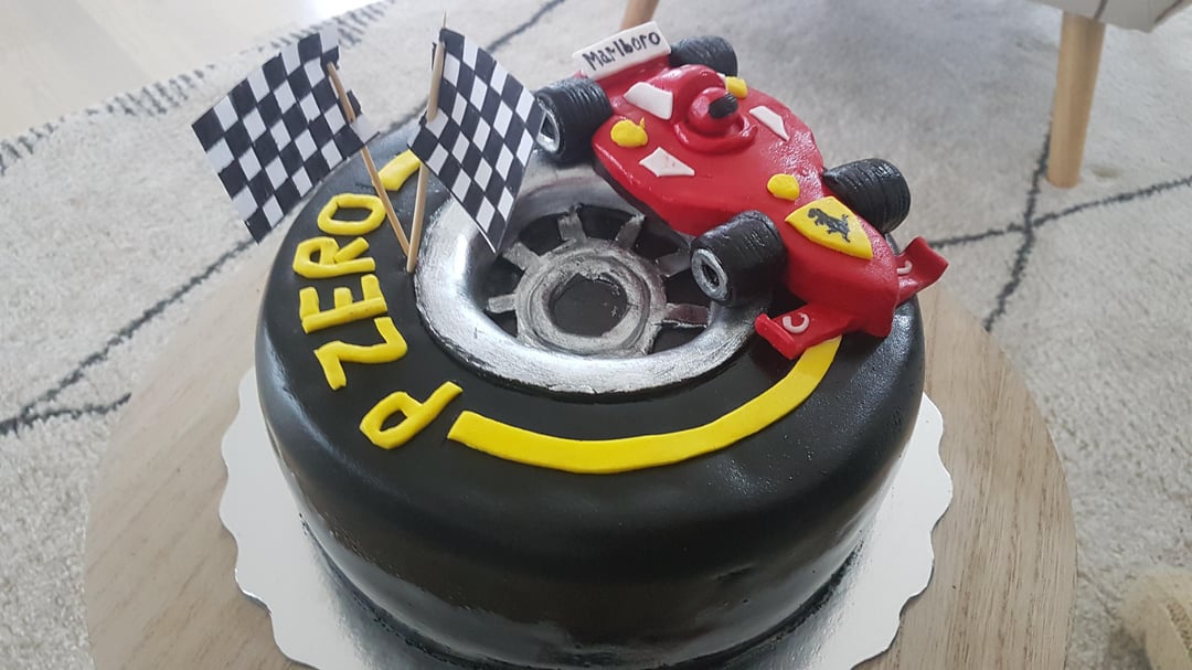 Formula 1 Decorated Cake