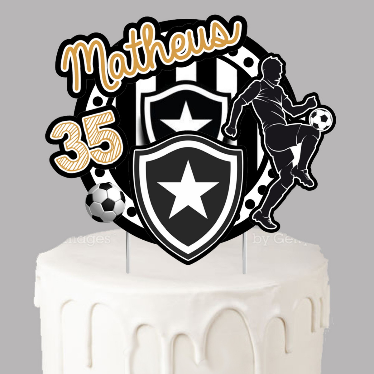 Botafogo Decorated Cake