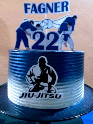 Bolo Decorado Jiu Jitsu