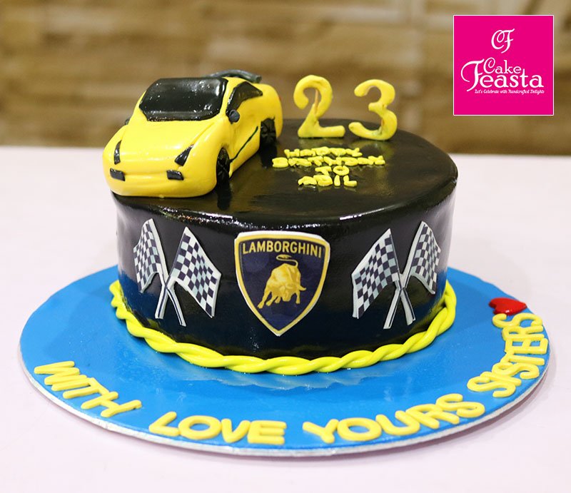 Lamborghini Decorated Cake