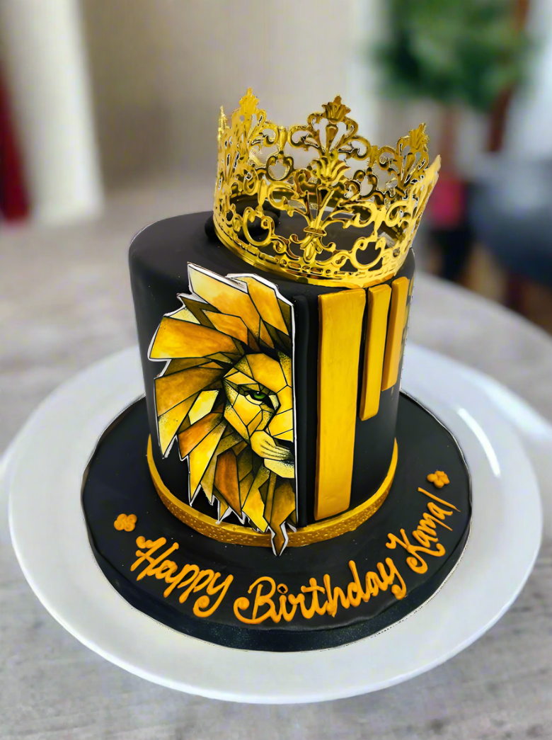 Lion King Decorated Cake