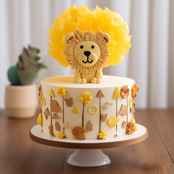 Lion King Decorated Cake