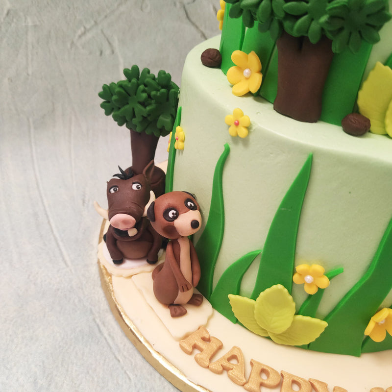 Lion King Decorated Cake