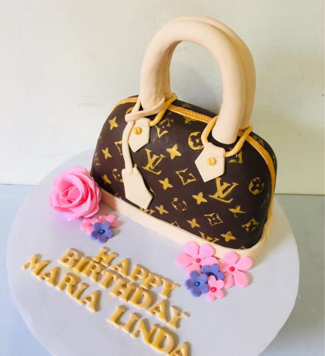 Louis Vuitton Decorated Cake