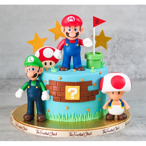 Super Mario Decorated Cake