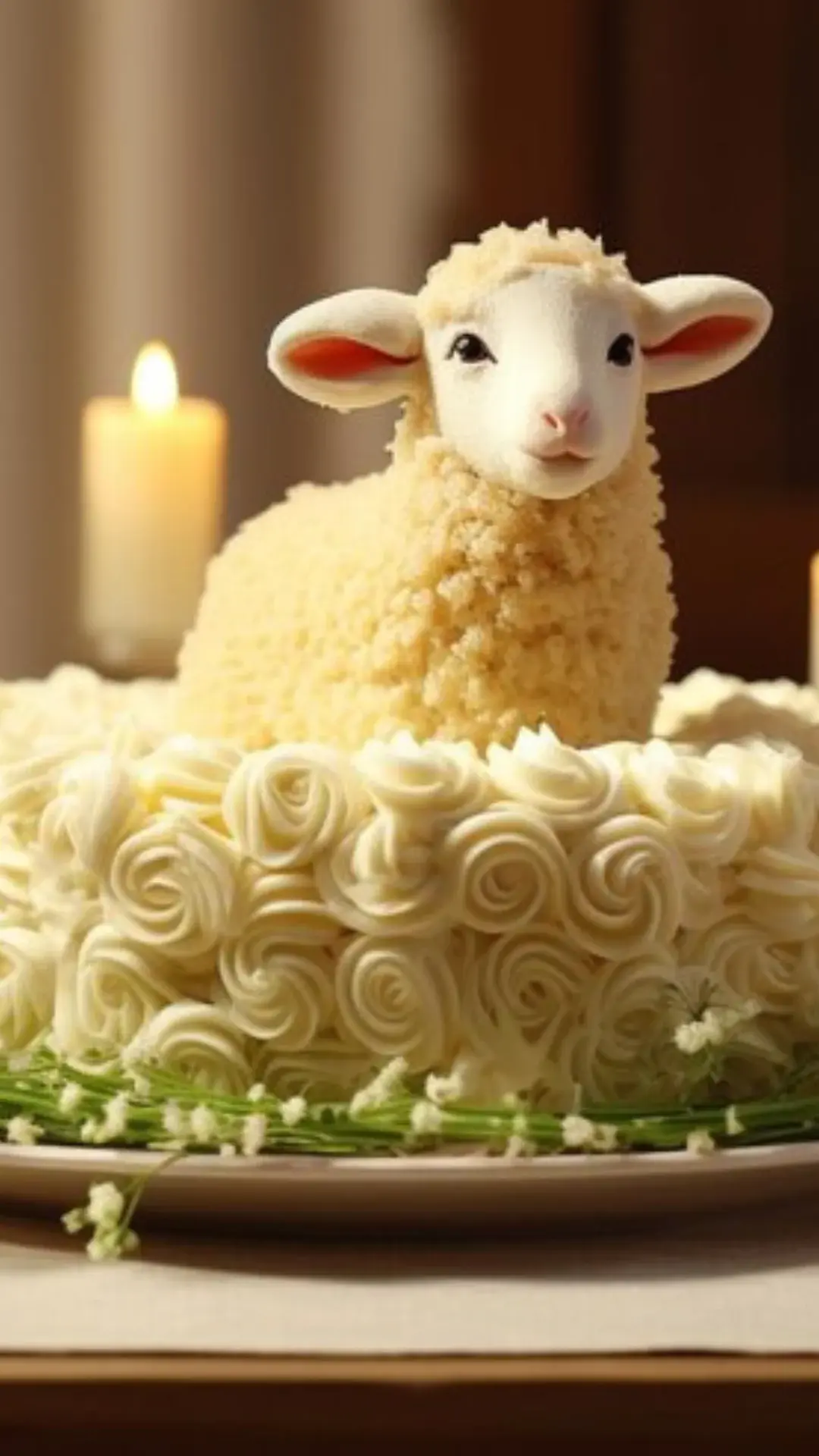 Sheep Decorated Cake