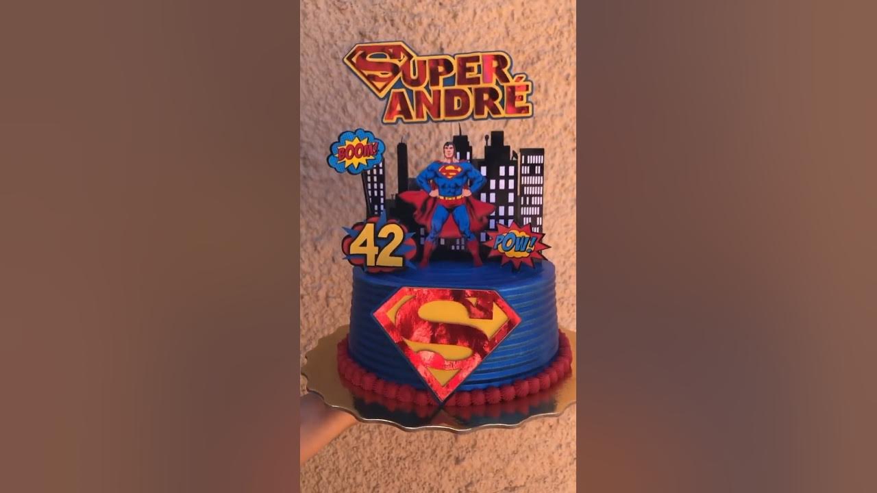 Bolo Decorado Superman