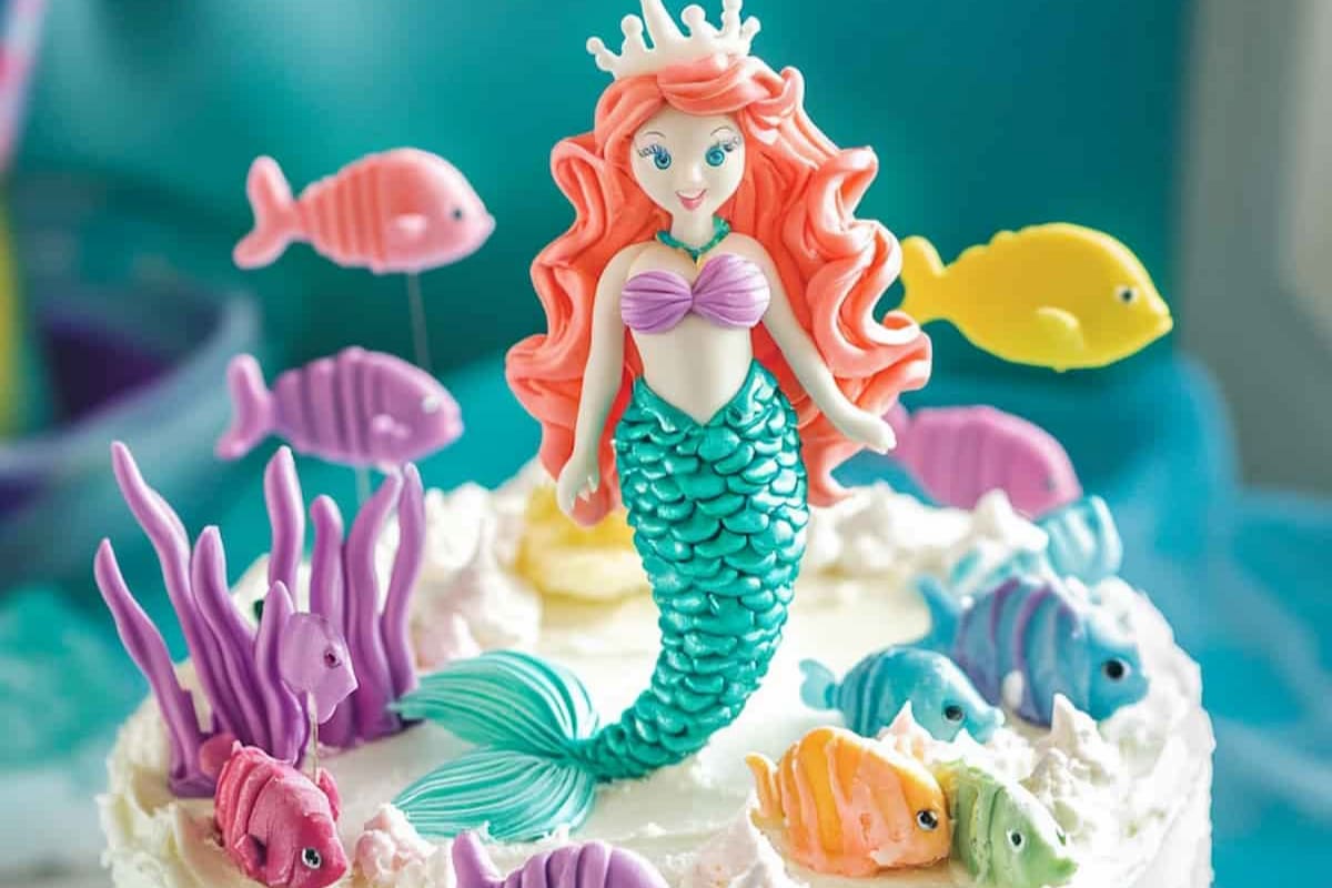 Mermaid Decorated Cake