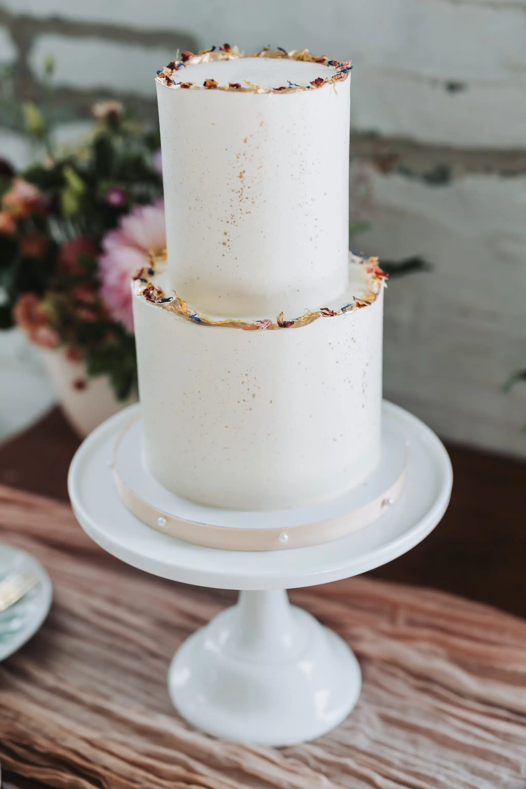 Metallic Decorated Cake