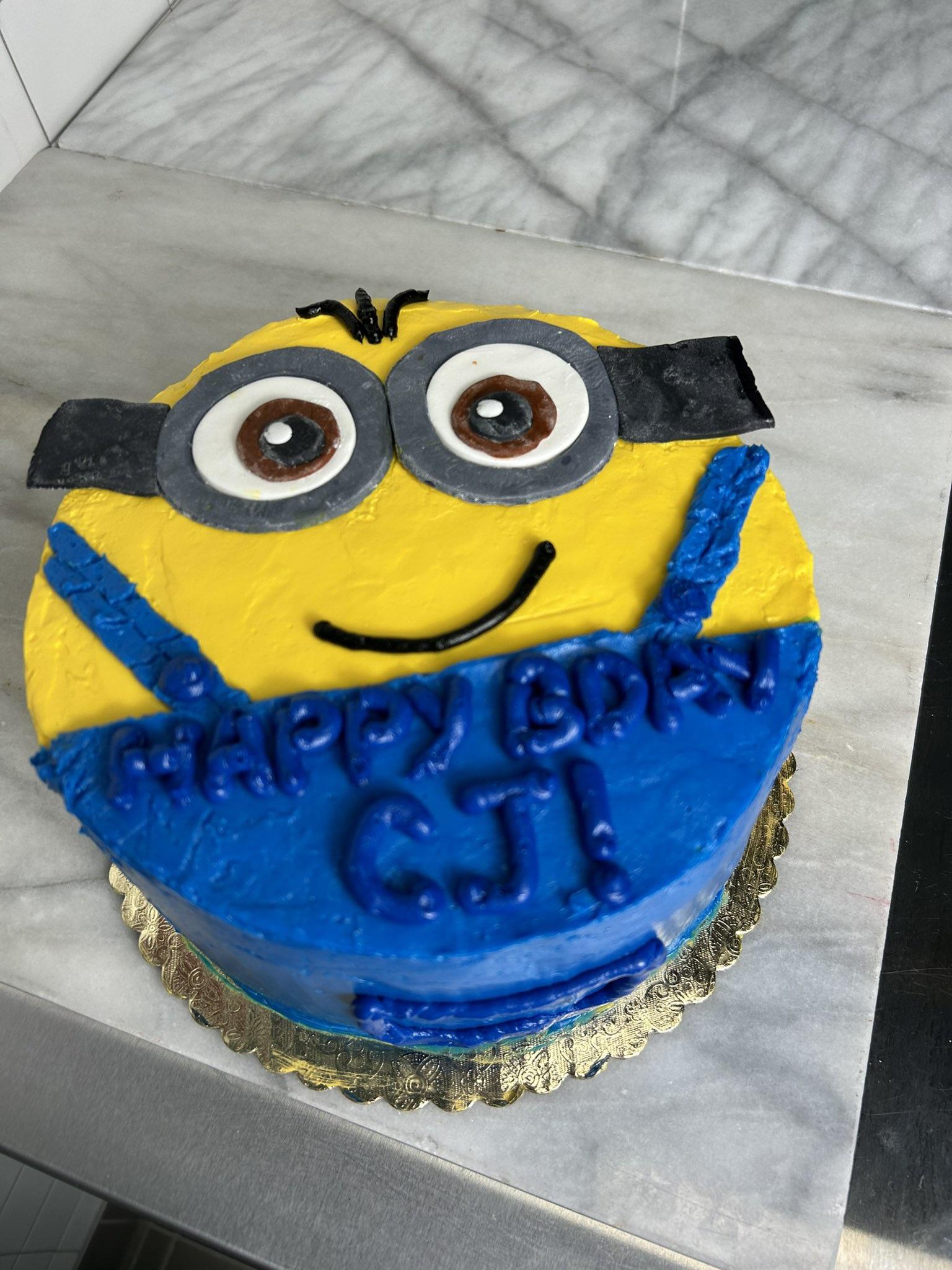 Minion Decorated Cake