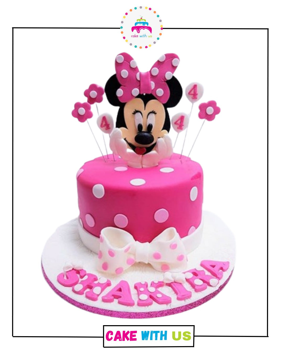 Minnie Decorated Cake