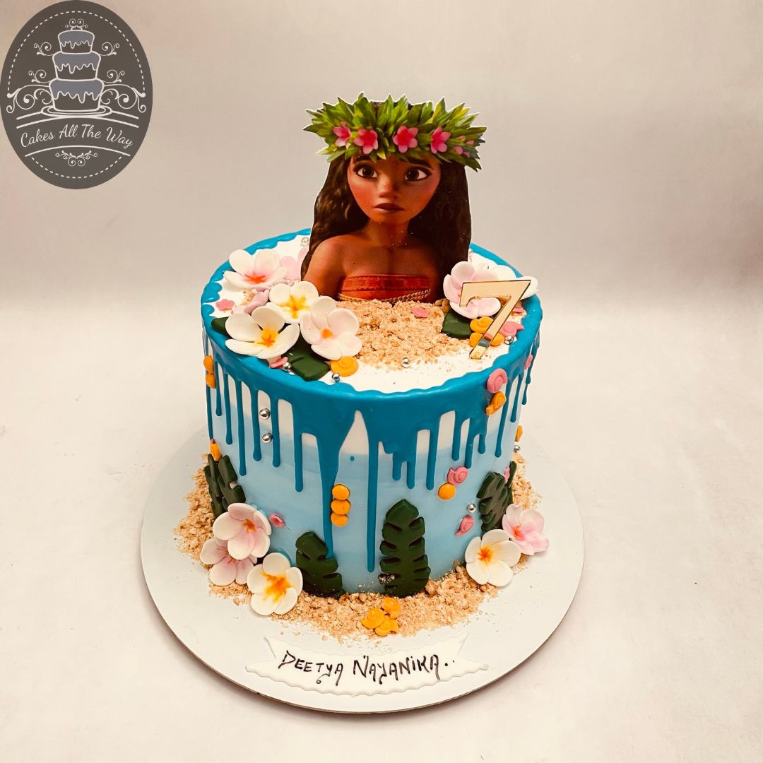 Moana Decorated Cake