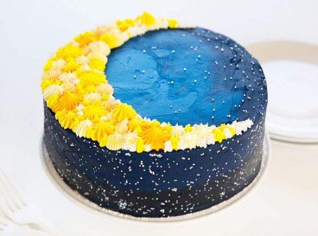 Decorated Moon Cake