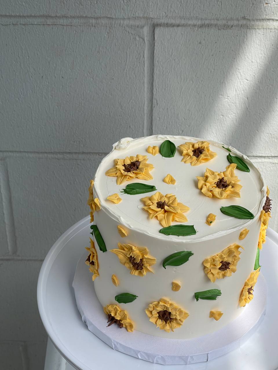 Sunflower Decorated Cake