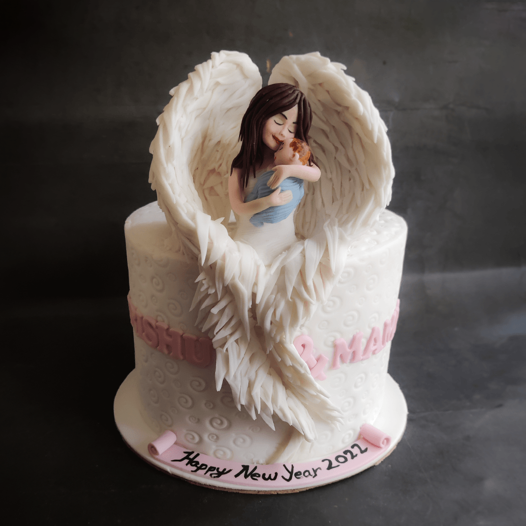 Angel Decorated Cake