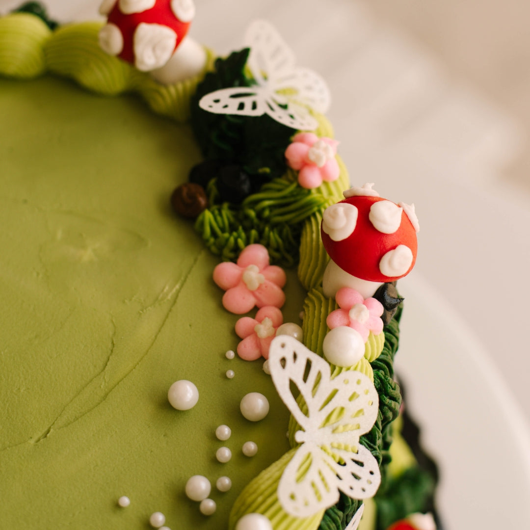 Decorated Garden Cake