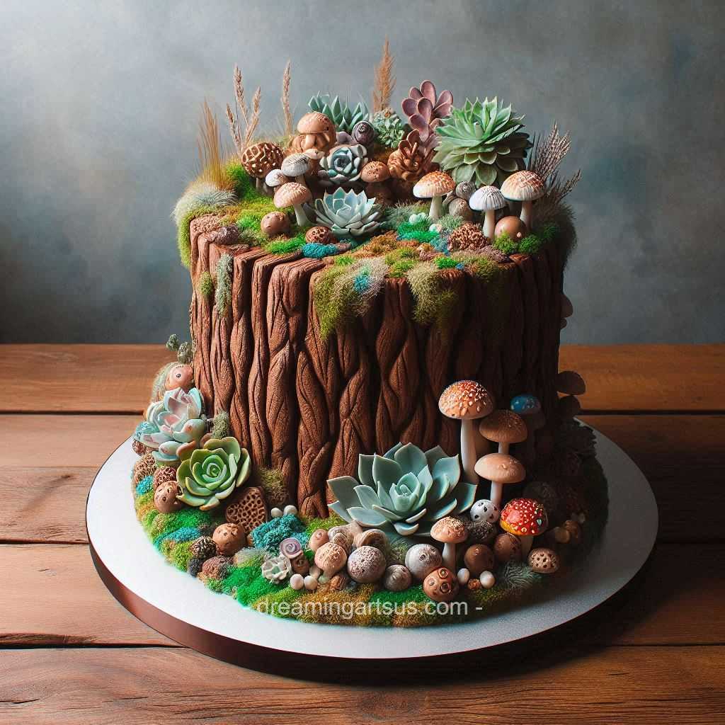 Nature Decorated Cake