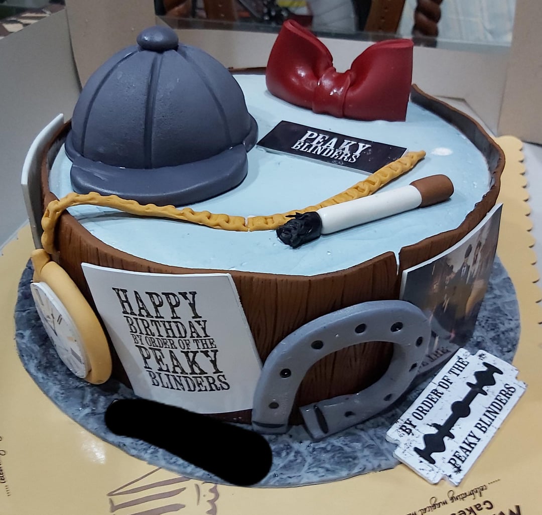 Peaky Blinders Decorated Cake