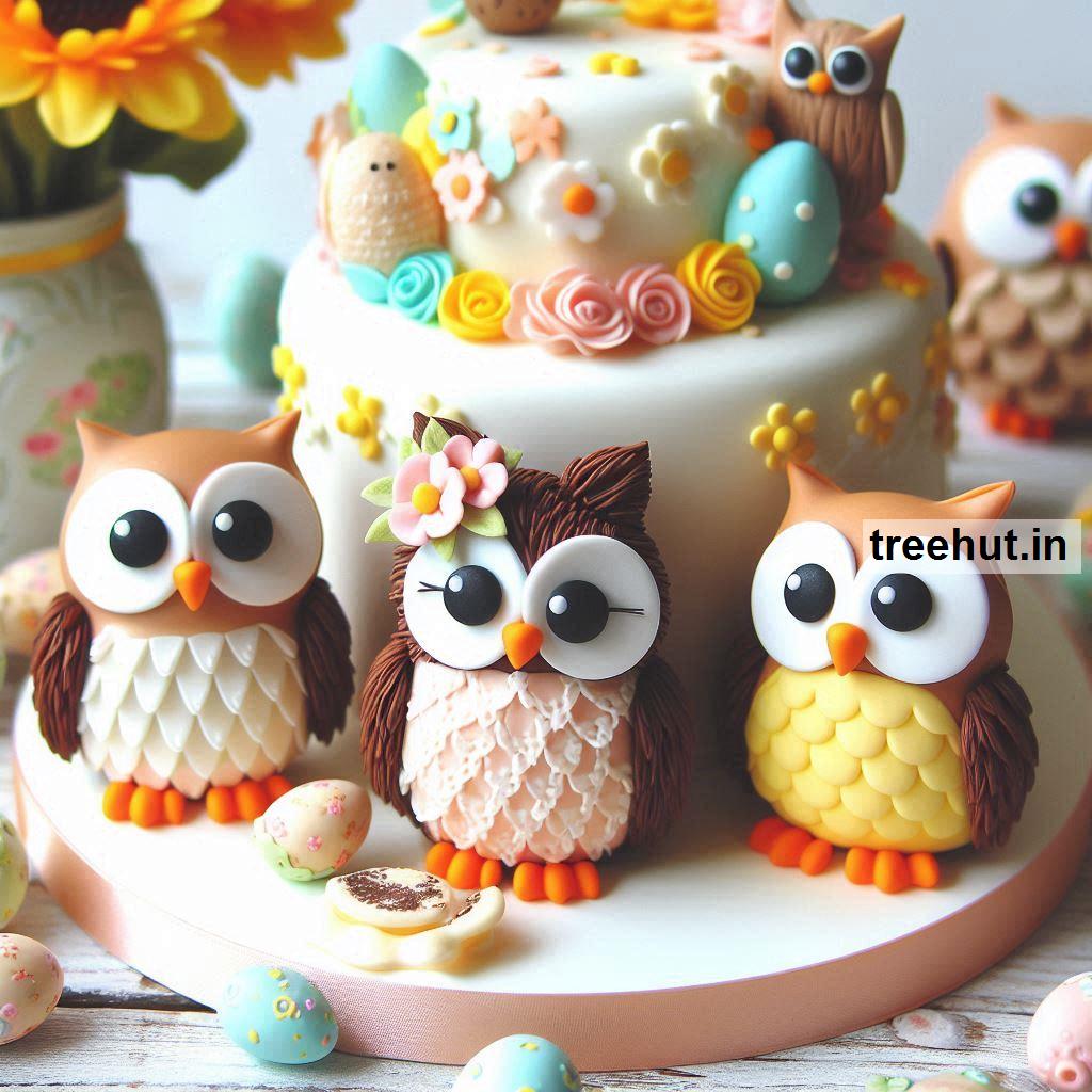 Owl Decorated Cake