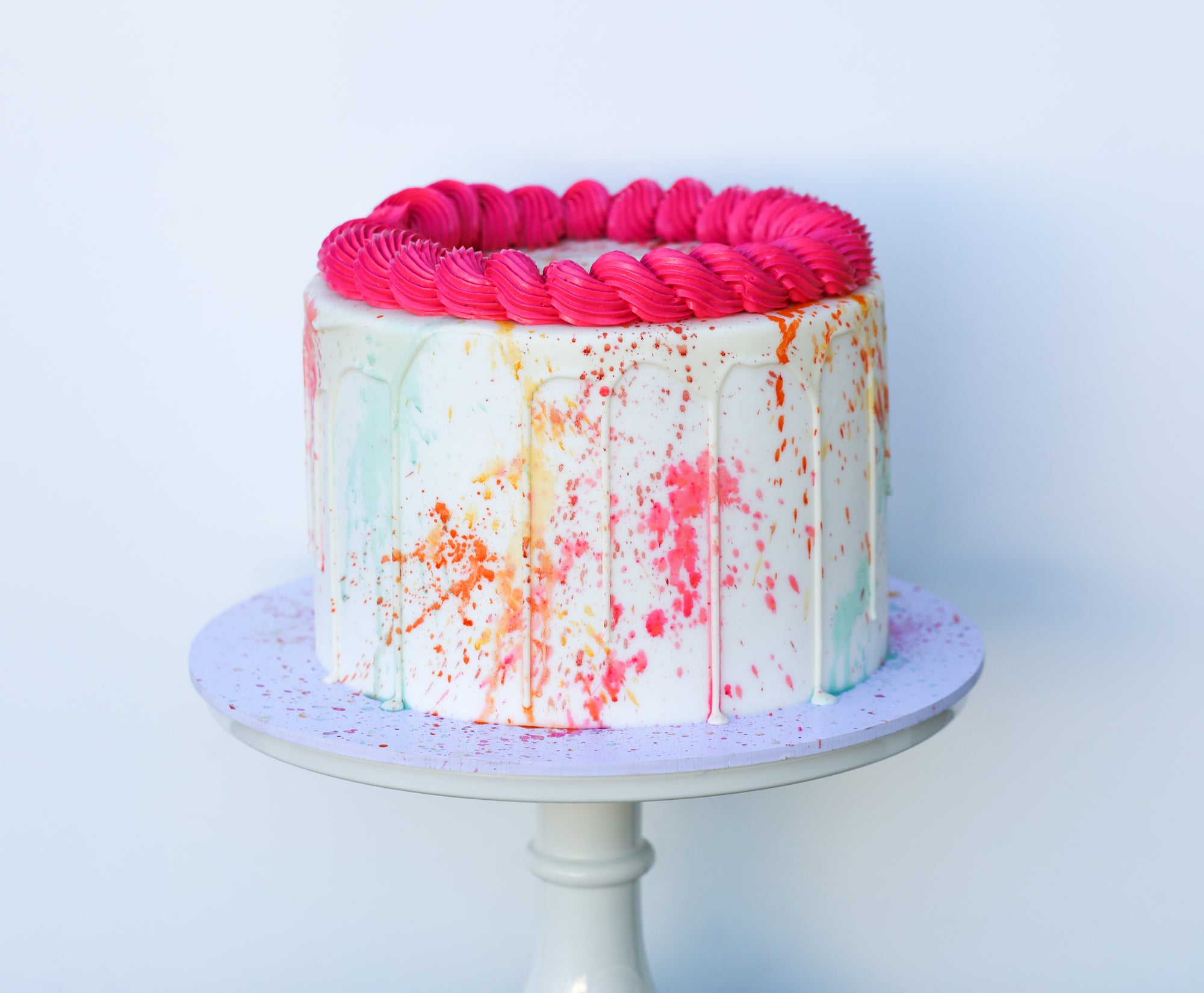 Neon Decorated Cake