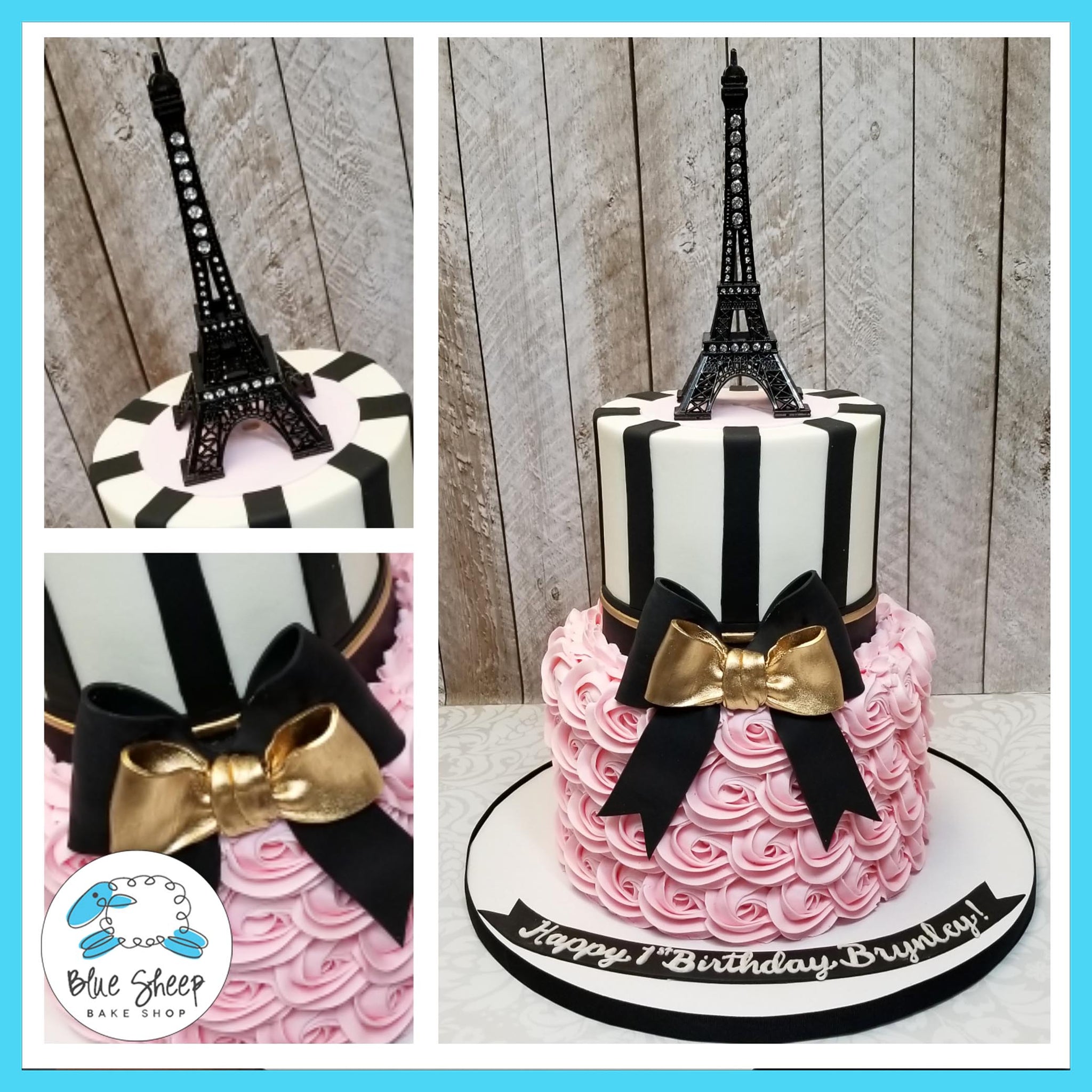 Paris decorated cake