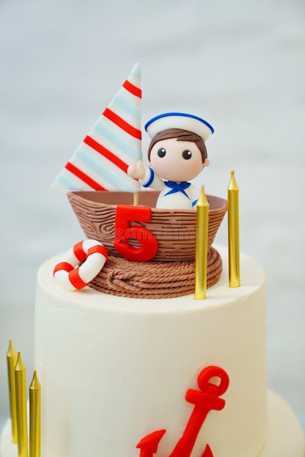 Sailor decorated cake