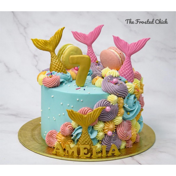 Mermaid Decorated Cake