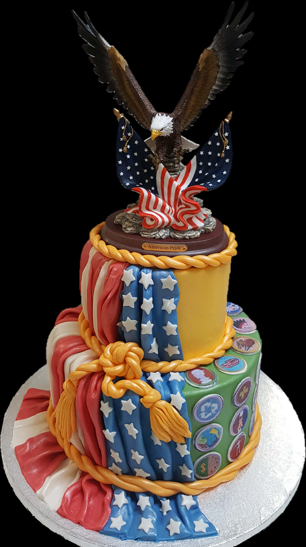 Eagle Decorated Cake