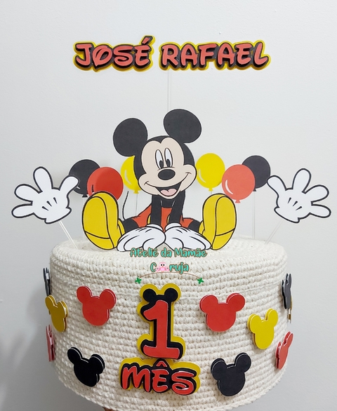 Bolo Decorado Mickey