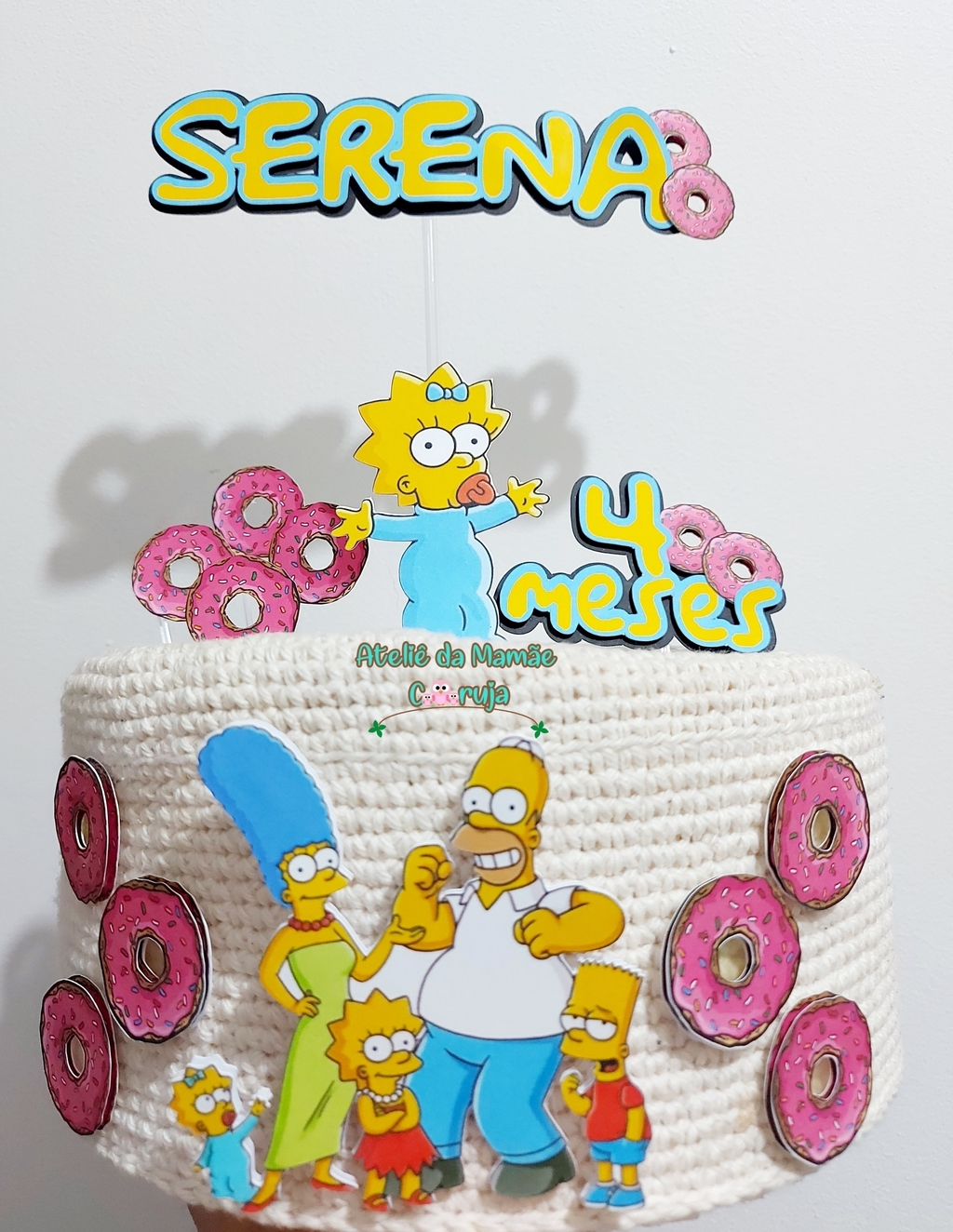 Bolo Decorado Simpsons