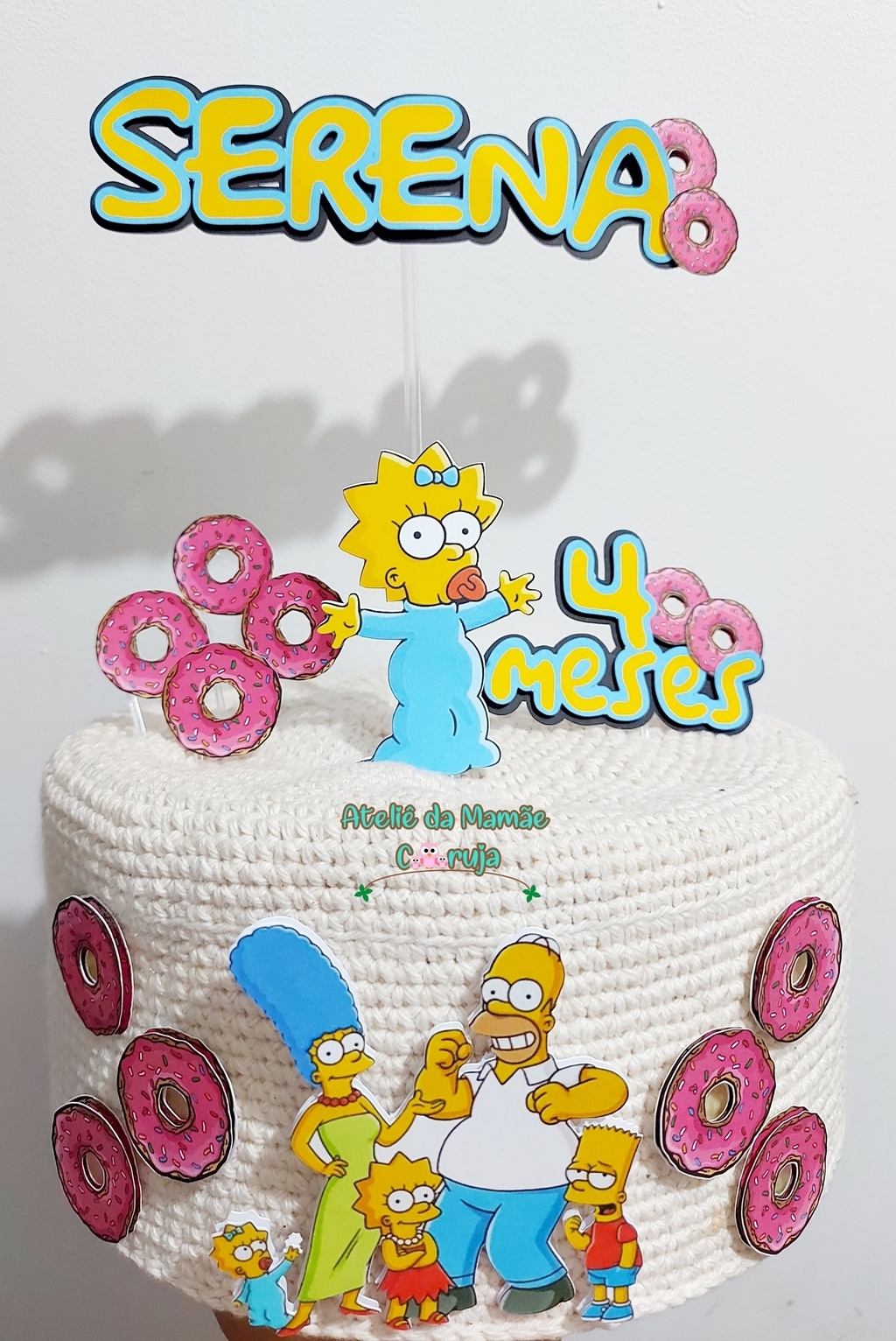 Bolo Decorado Simpson