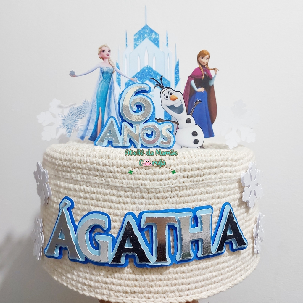 Bolo Decorado Frozen