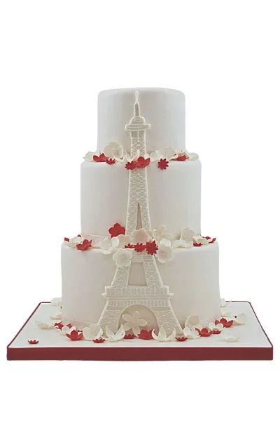 Paris decorated cake