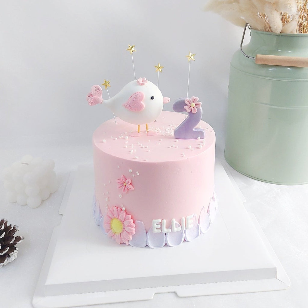 Bird Decorated Cake