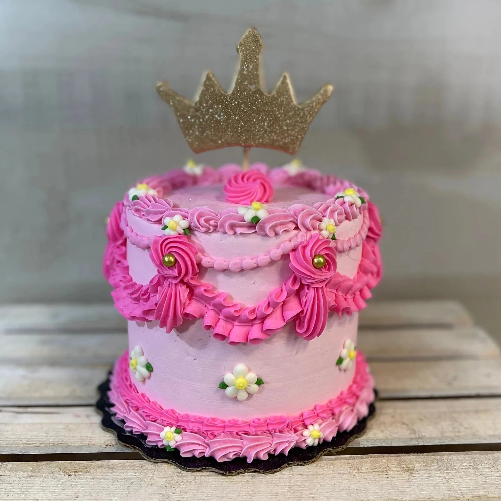 Pink Decorated Cake