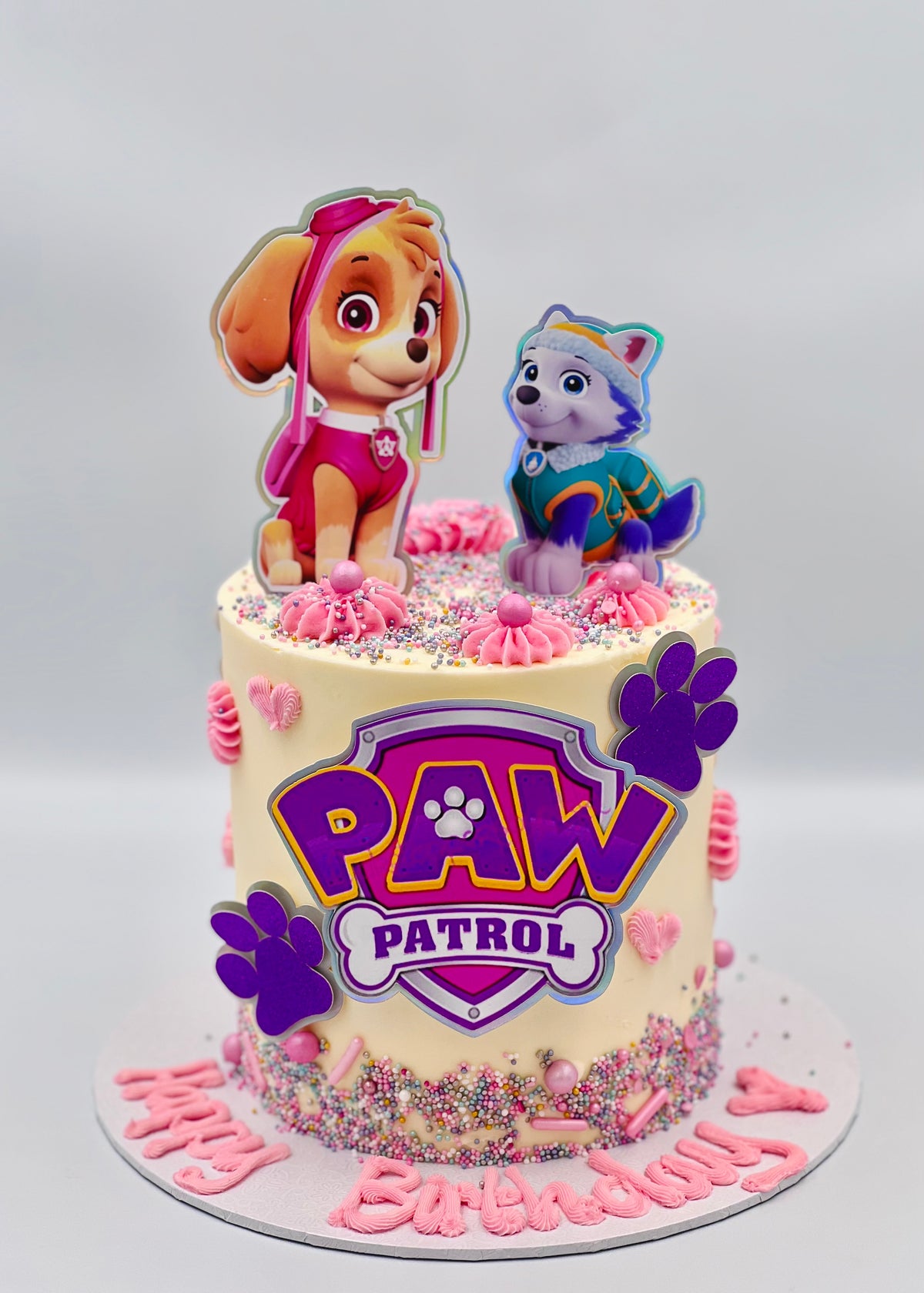 Paws Decorated Cake