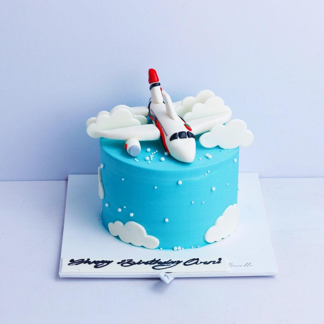 Airplane Decorated Cake