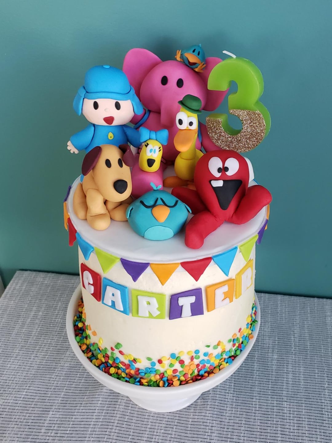 Pocoyo Decorated Cake