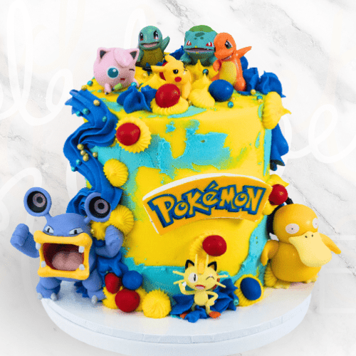 pokemon decorated cake