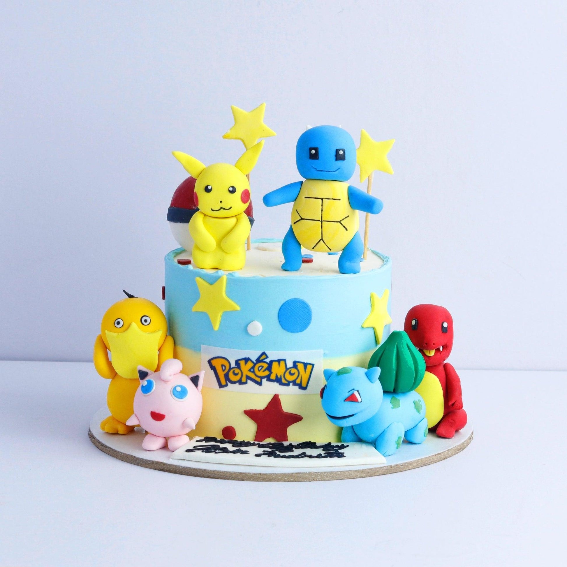 pokemon decorated cake