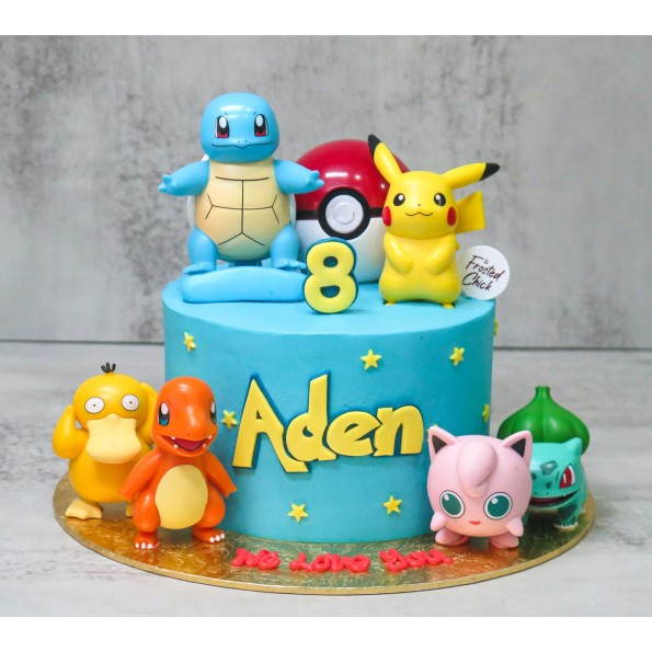 pokemon decorated cake