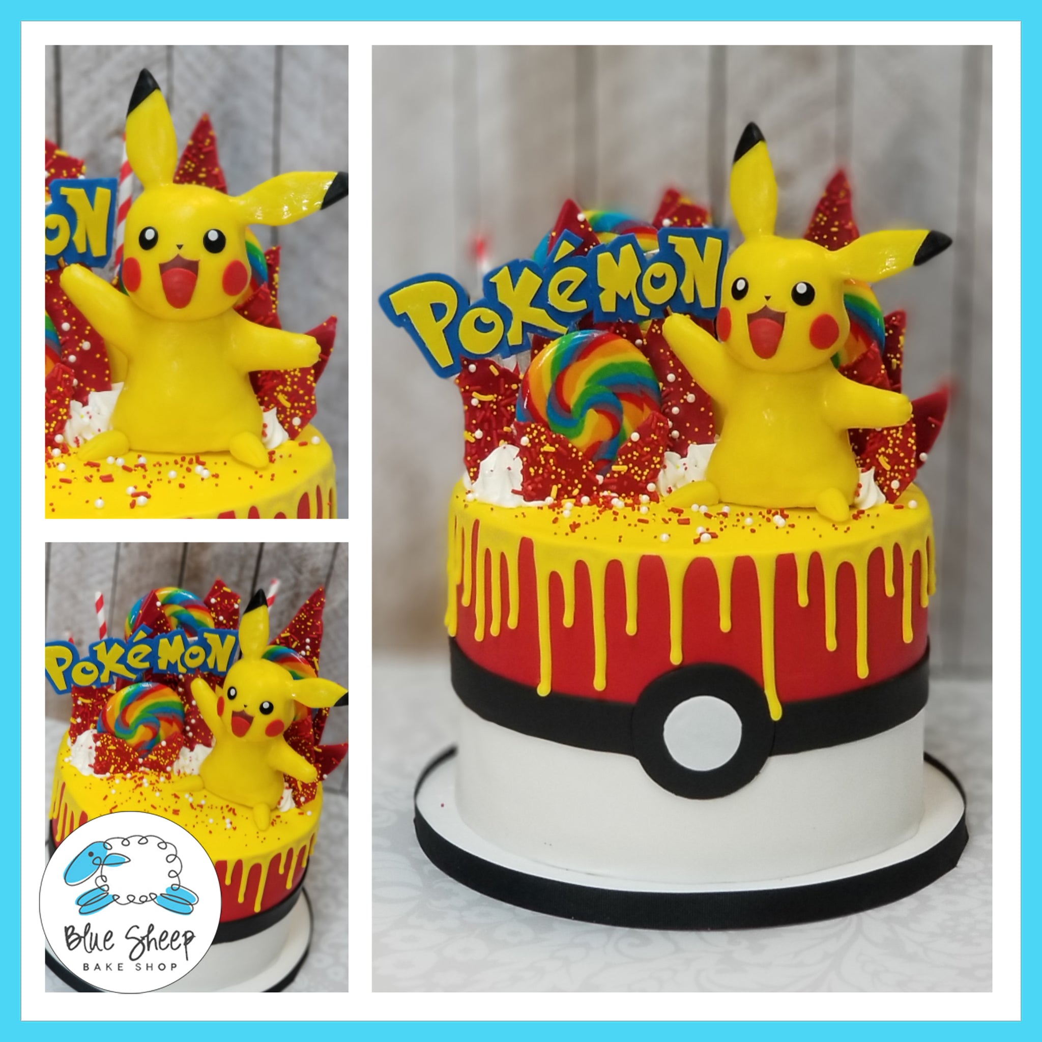 pokemon decorated cake