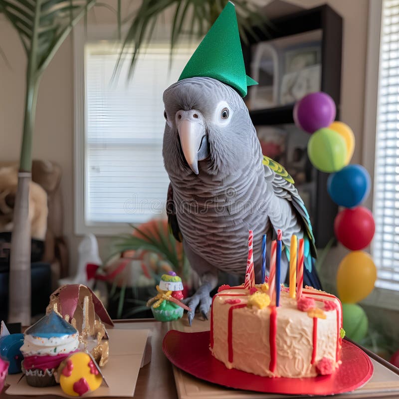 Parrot Decorated Cake