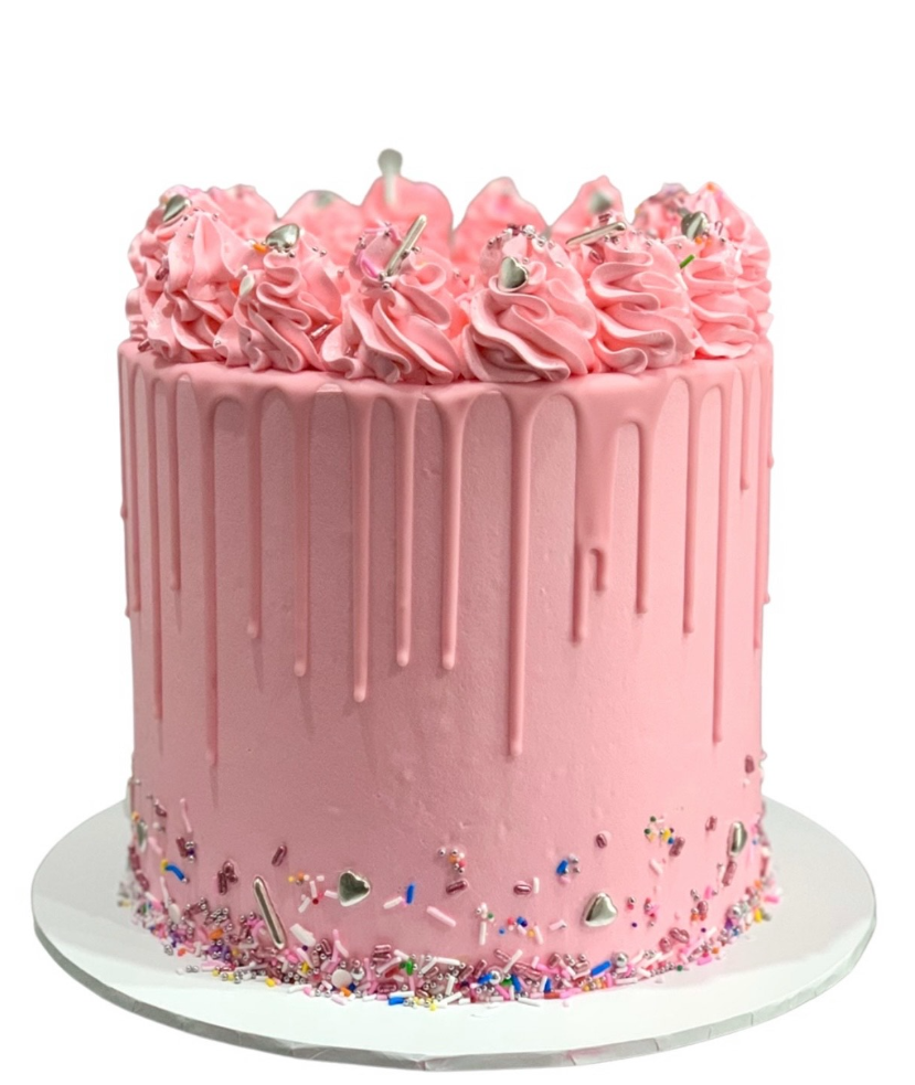 Pink Decorated Cake