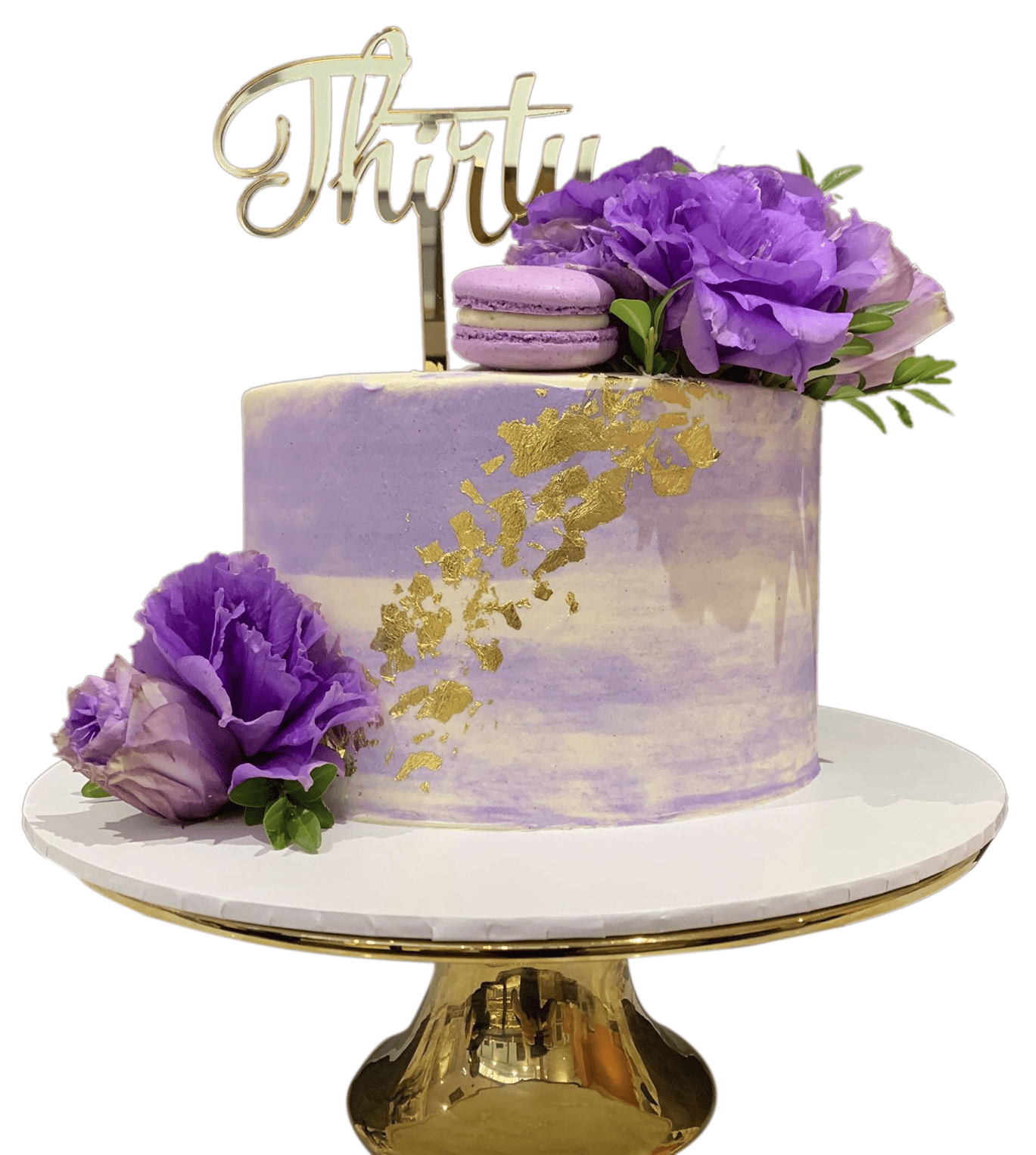 Purple Decorated Cake