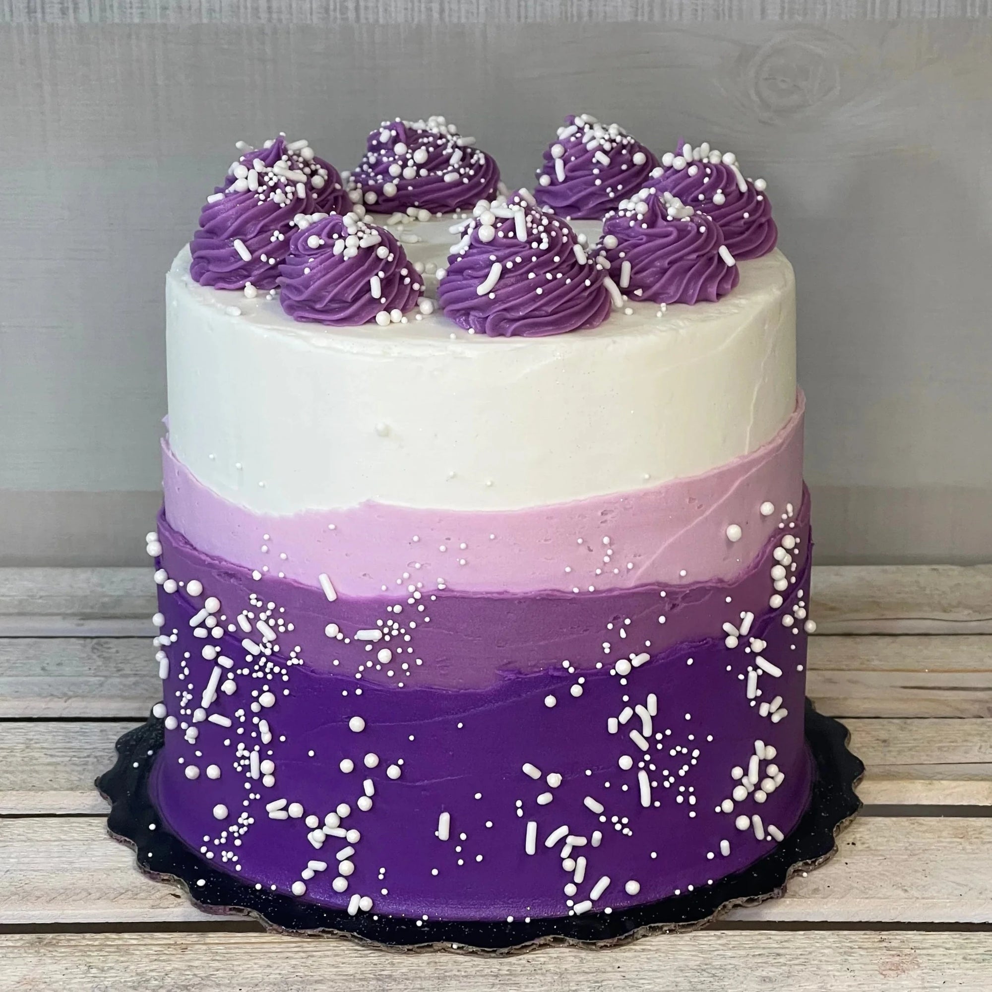 Purple Decorated Cake