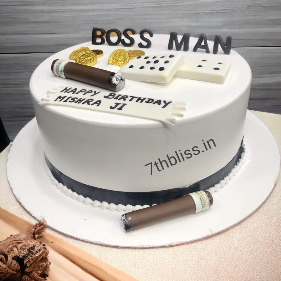 Powerful Boss Decorated Cake